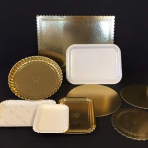 Vassoi e dischi in cartone