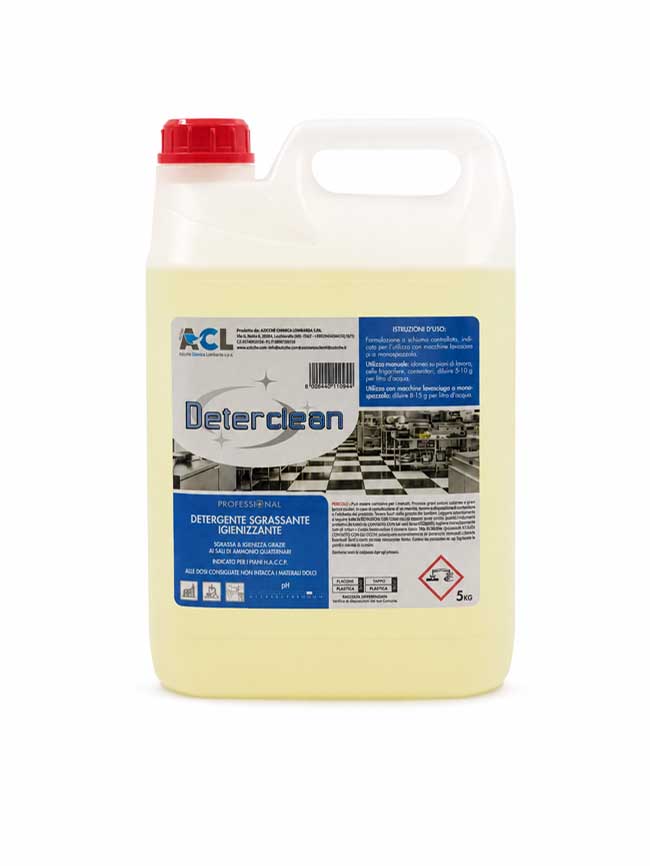 Deterclean sgrassante antibatterico