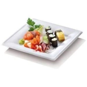 Piatto fibra pressata quadro