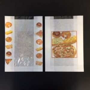 Sacchetti antigrasso con finestra