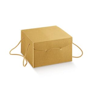 Portapanettone Segreto Seta Oro