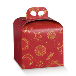 Portapanettone Red Universe