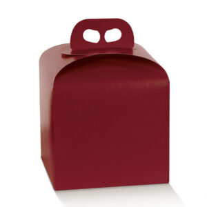 Portapanettone Fibra Bordeaux