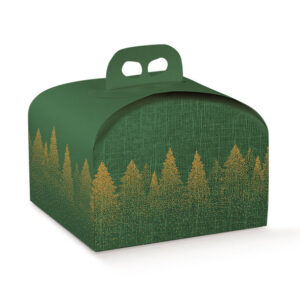 Portapanettone Green Forest Basso