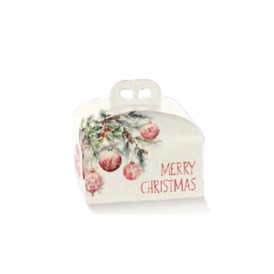 Portapanettone Addobbi di Natale Basso